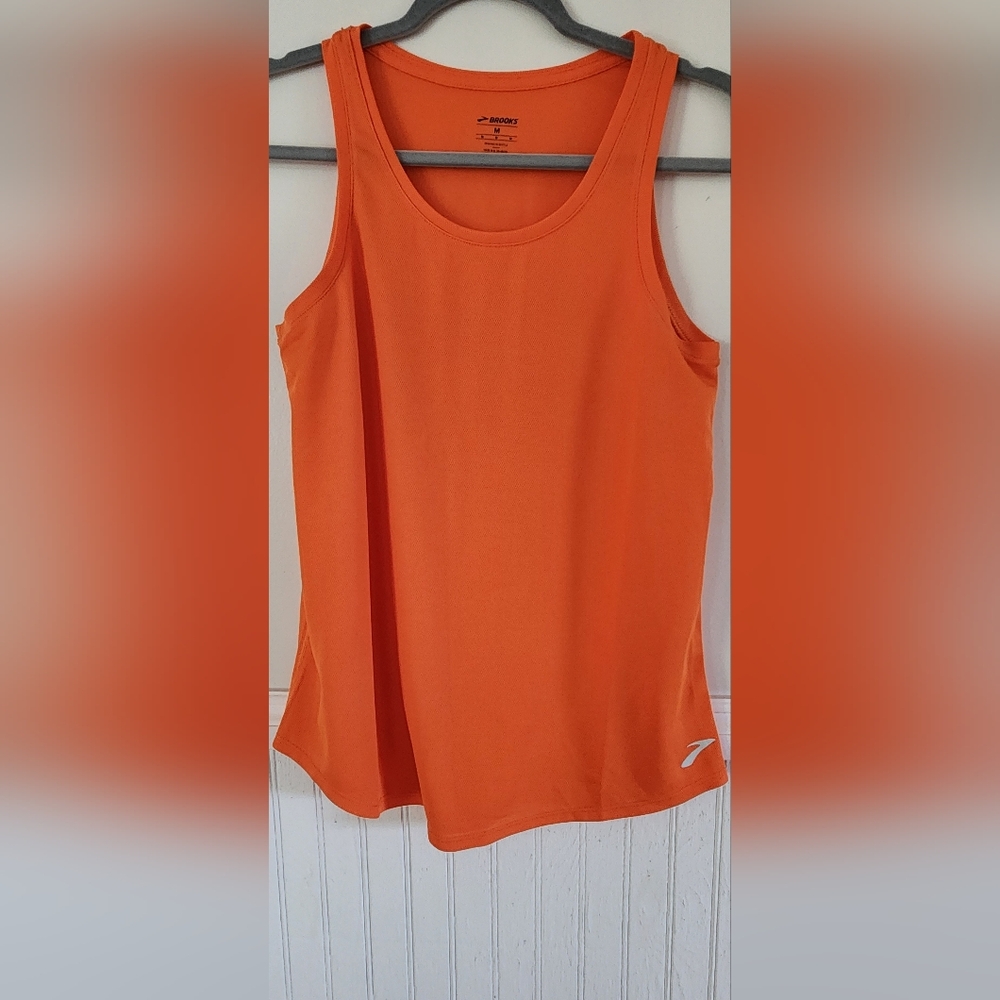 Brooks Orange Tank Top